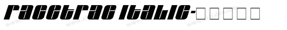 Racetrac Italic字体转换